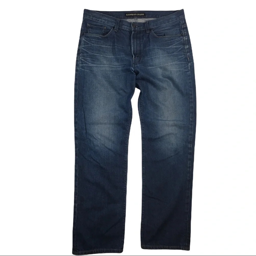 MJ118 Express BLAKE Loose Straight Jeans 36x34